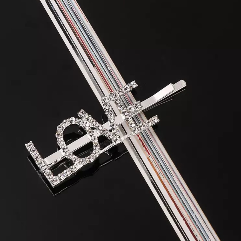 Love Bling Hair Clip